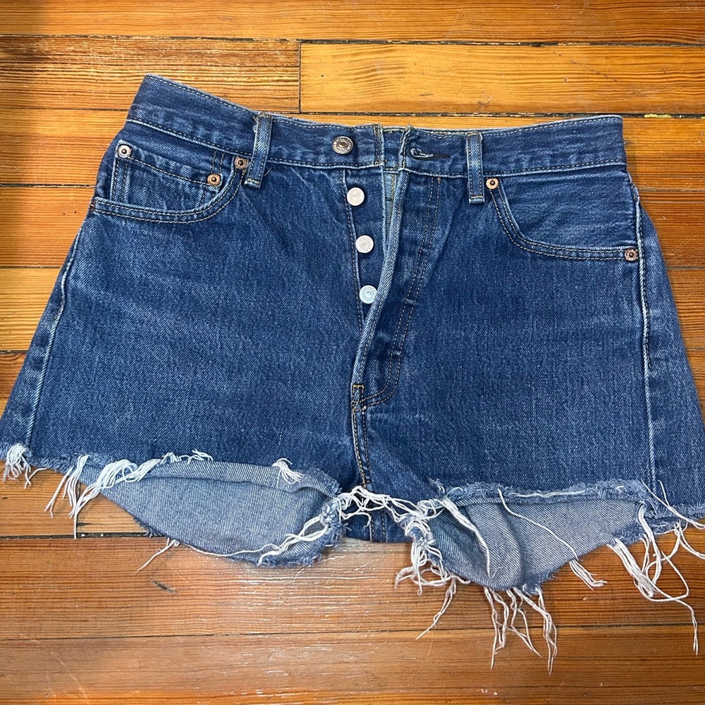 Levi's Blue Denim Shorts